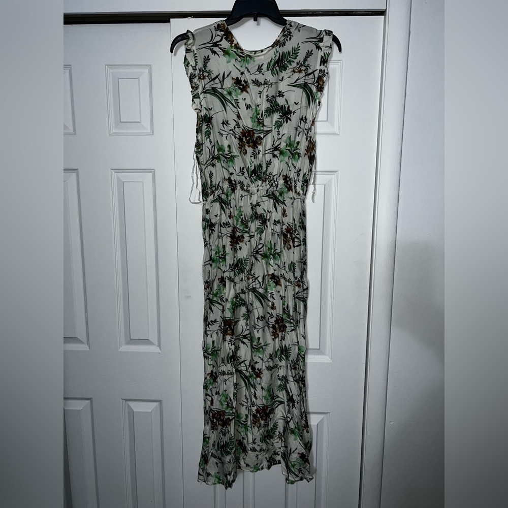 Green Spaghetti Strap Slip Maxi Dress for Wedding Guest